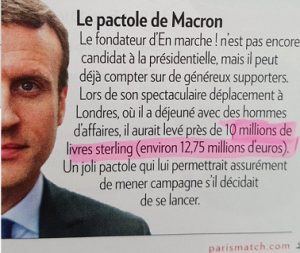 Pactole Macron